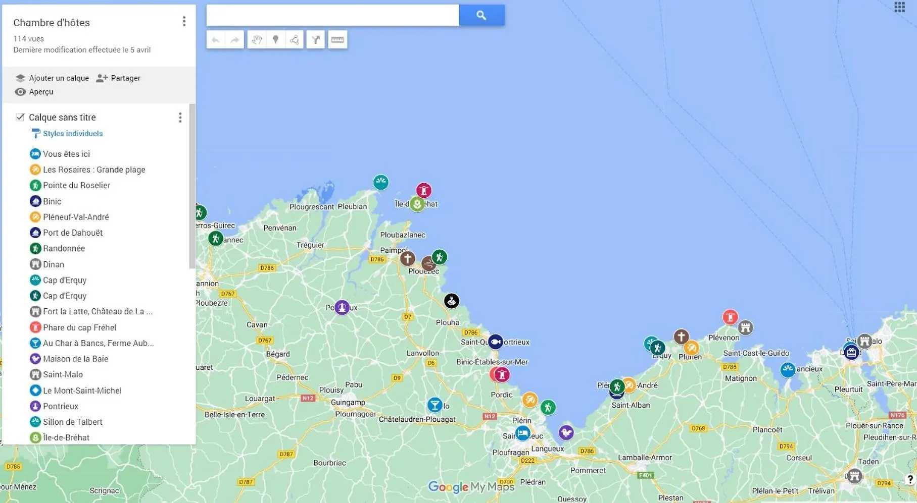 L'Escale Fleurie A Saint Brieuc Panzió Franciaország